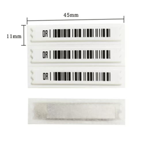 EAS AM 58KHz Anti Theft Adhesive Barcode Soft Labels Tag For Supermarket 1