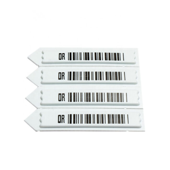 EAS AM 58KHz Anti theft Adhesive Barcode Soft Labels Tag for Supermarket