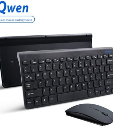 Qwen Mini Wireless Mouse and Keyboard Combo
